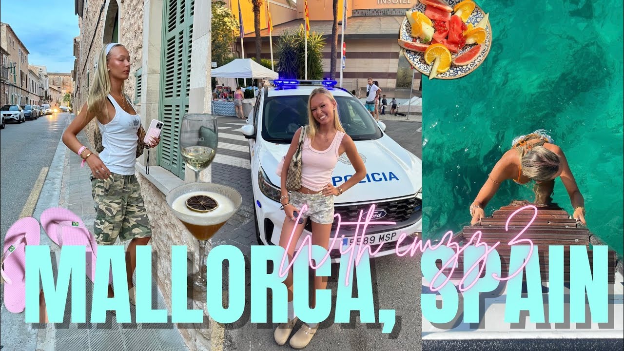 OVERSEAS W EMZZZ 👙🐬🌴🌊 |  Travel Vlog Mallorca, Spain 