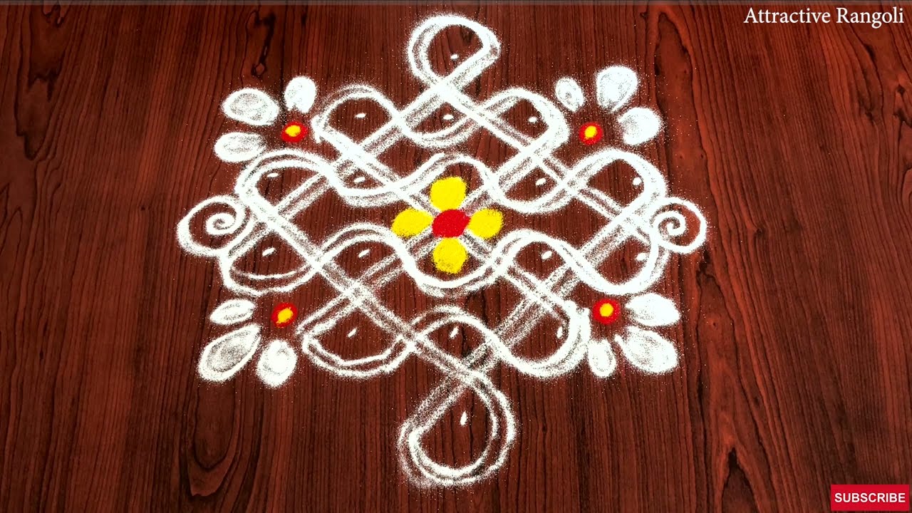 🌟Easy Masi matha kolam🌟 🌟Padi kolam🌟3 dot Rangoli🌟Kolam @AttractiveRangoli11