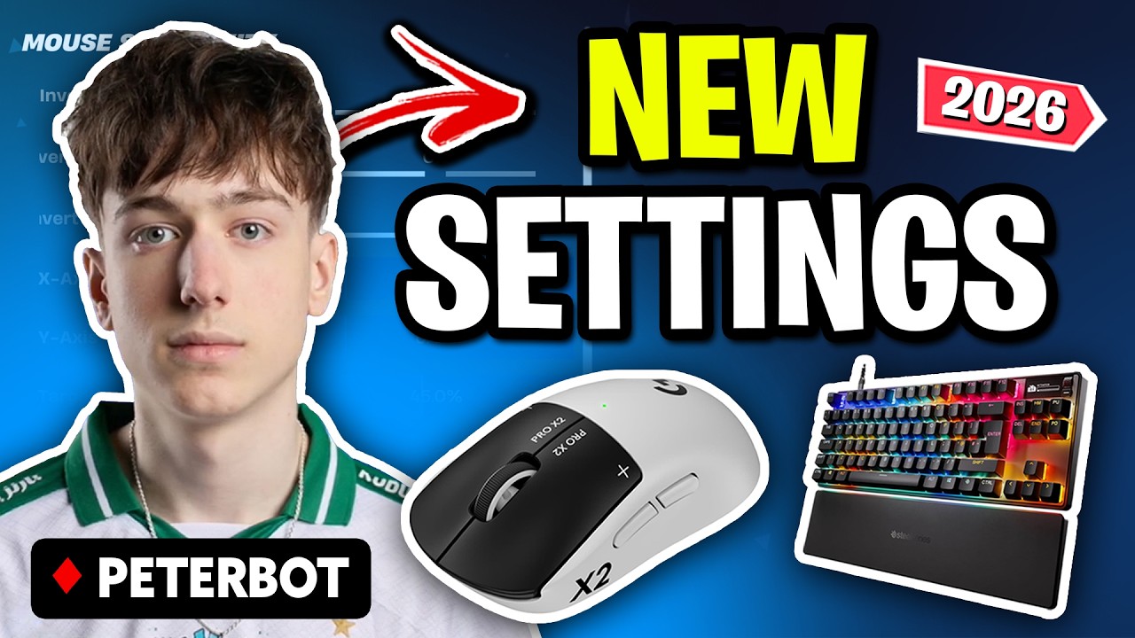 НОВЫЕ настройки мыши и клавиатуры Peterbot!