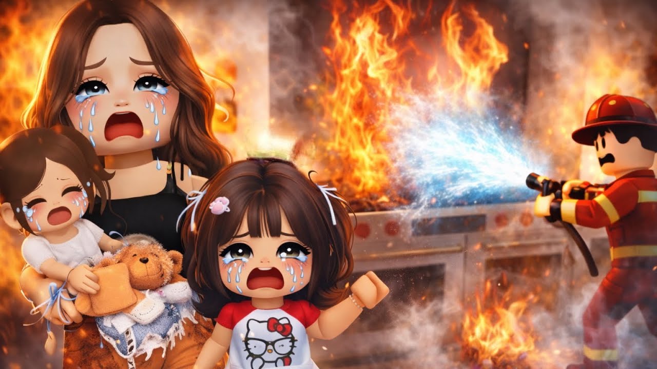 ҮЙІМІЗ ӨРТЕНІП КЕТТІ…😱😱😱😱РОБЛОКС ОҚИҒАЛАРЫ  #roblox #роблокс #brookhavenrp