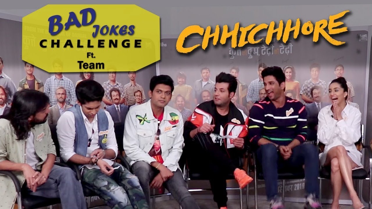 Sushant Singh Rajput | Shraddha Kapoor & Chhichhore Play Bad Jokes Challenge | Laugh Till You Cry