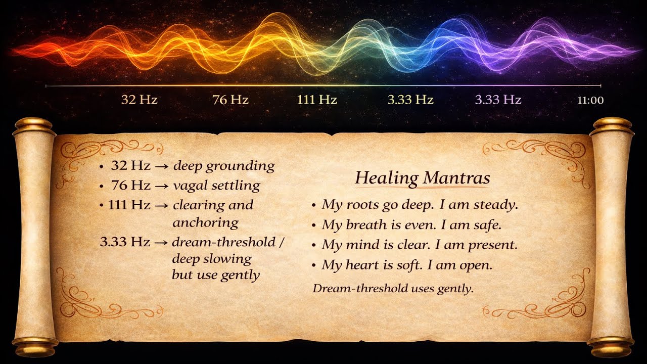 *** low sound ~ to ~ higher sound Pure Frequencies  very soothing 