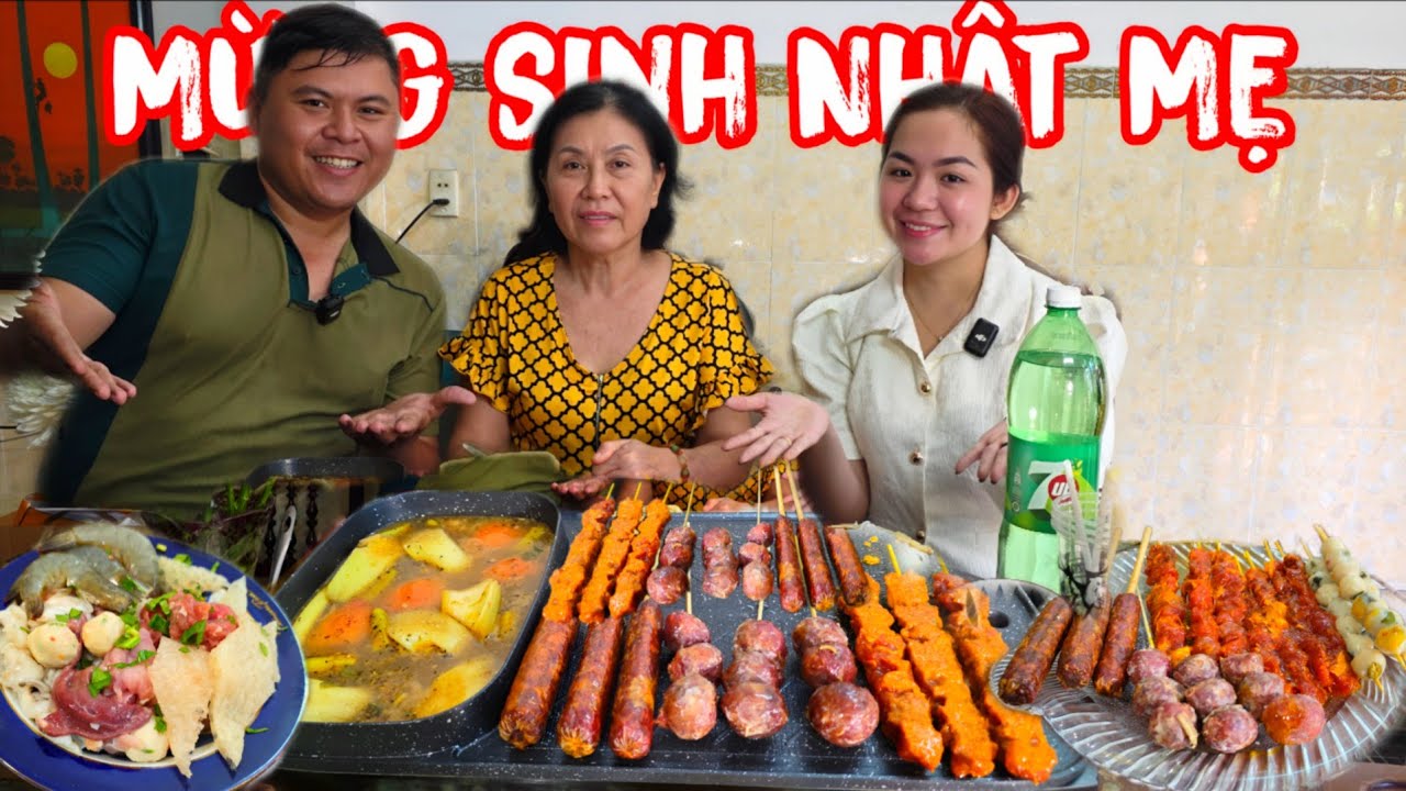 MỪNG SINH NHẬT MẸ V&otilde; Sư Lộc ❤️ Vợ Chồng B&Iacute; MẬT TẶNG QU&Agrave; & Bữa Cơm Gia Đ&igrave;nh ẤM &Aacute;P Tại Nh&agrave;
