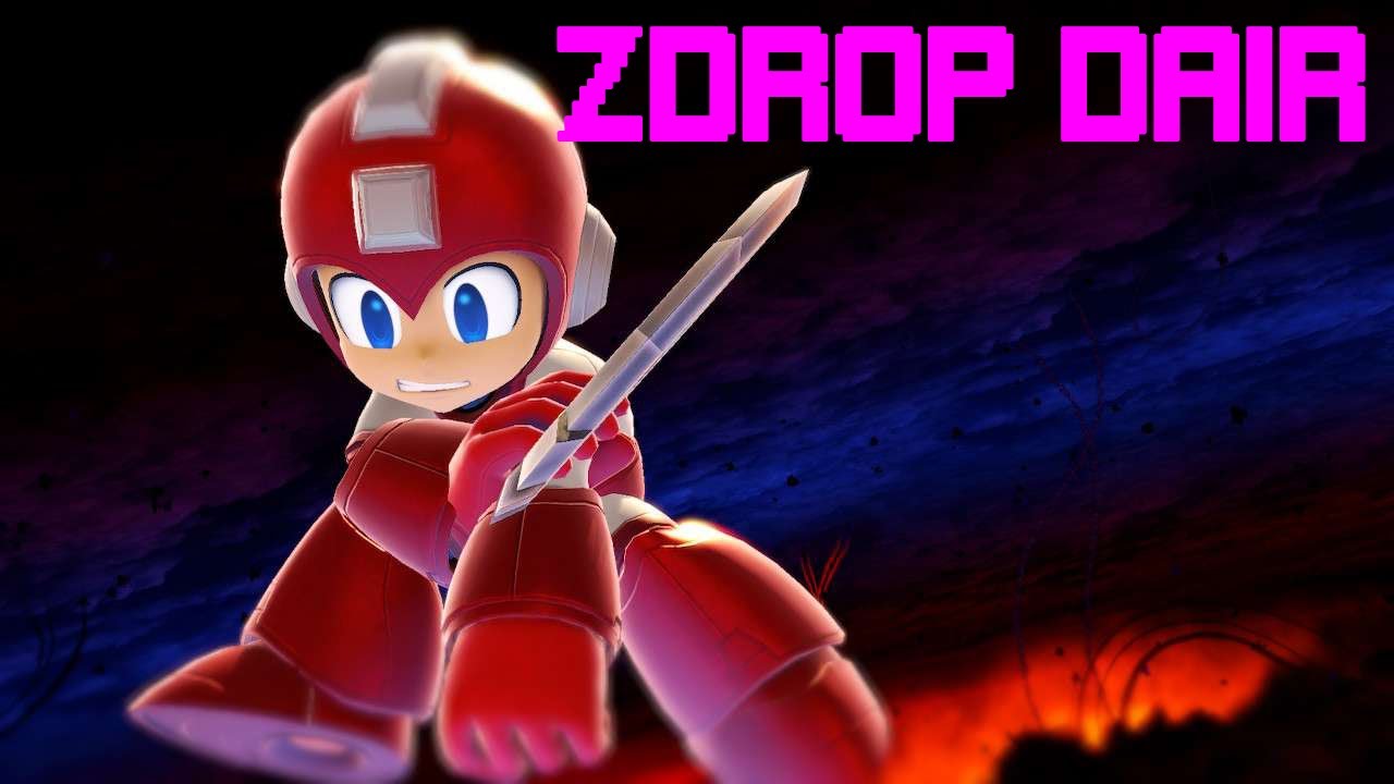 SMASH ULTIMATE MEGA MAN HOW TO ZDROP DAIR THE RIGHT WAY