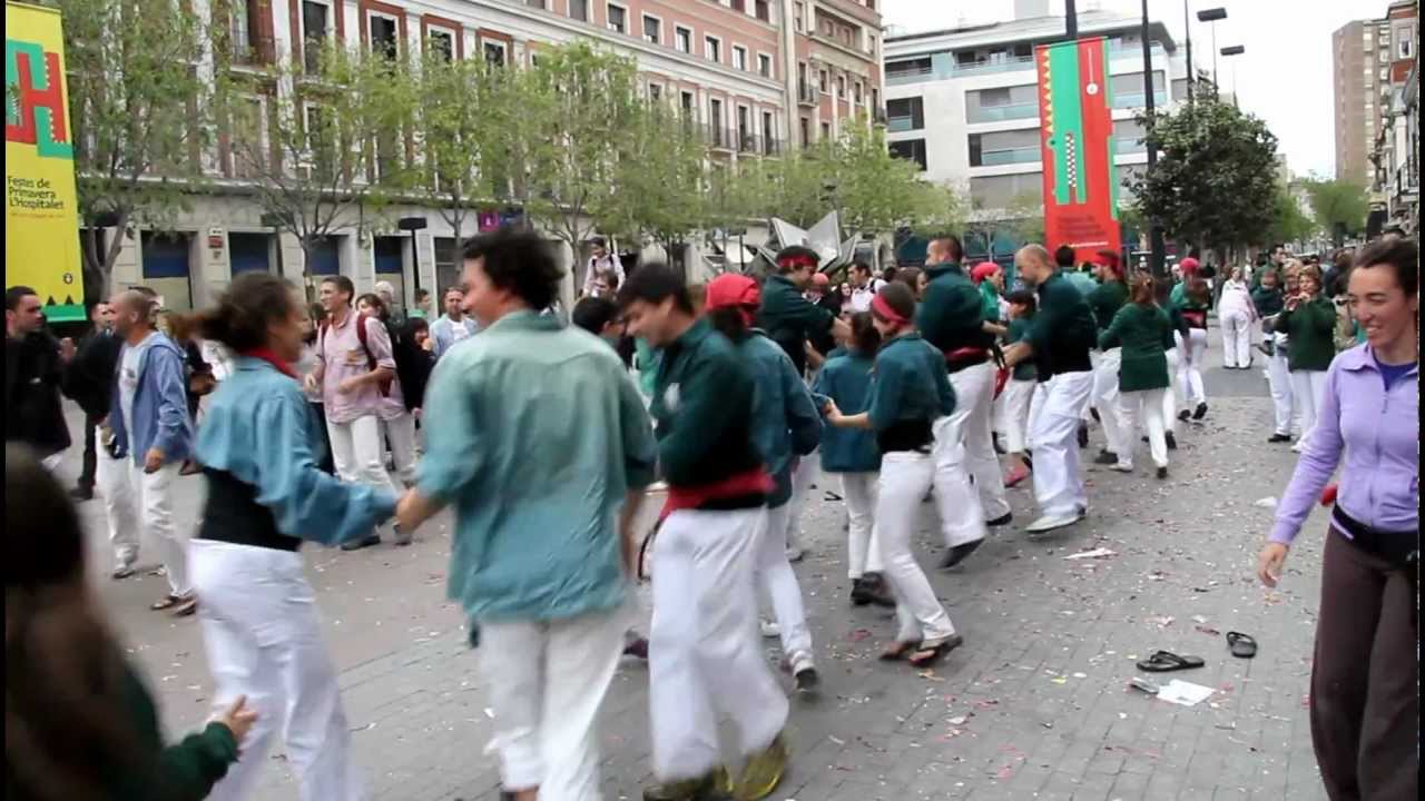 Actuació a l'Hospitalet, Polca D'ours - Castellers de Caldes