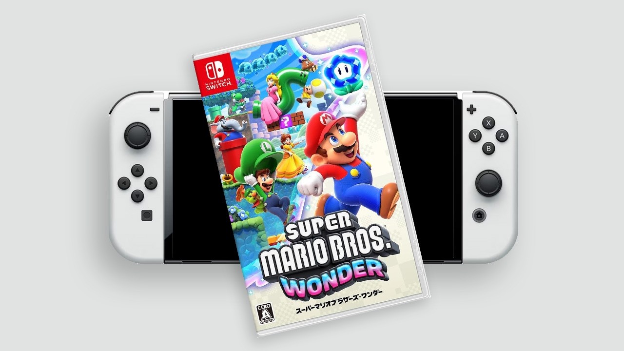Super Mario Bros. Wonder on Nintendo Switch OLED (Handheld)