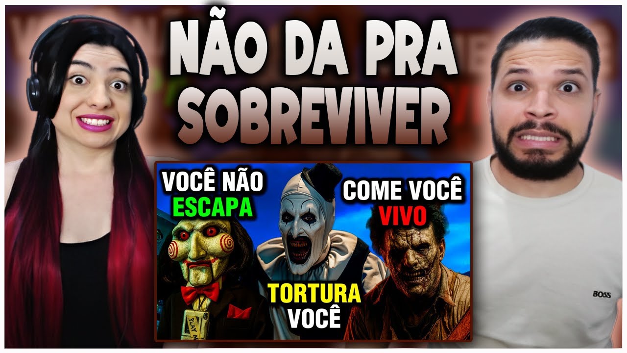 7 MONSTROS DE FILMES DE TERROR QUE VOCÊ TEM ZERO CHANCE DE SOBREVIVER || PARTE 2 (REACT)