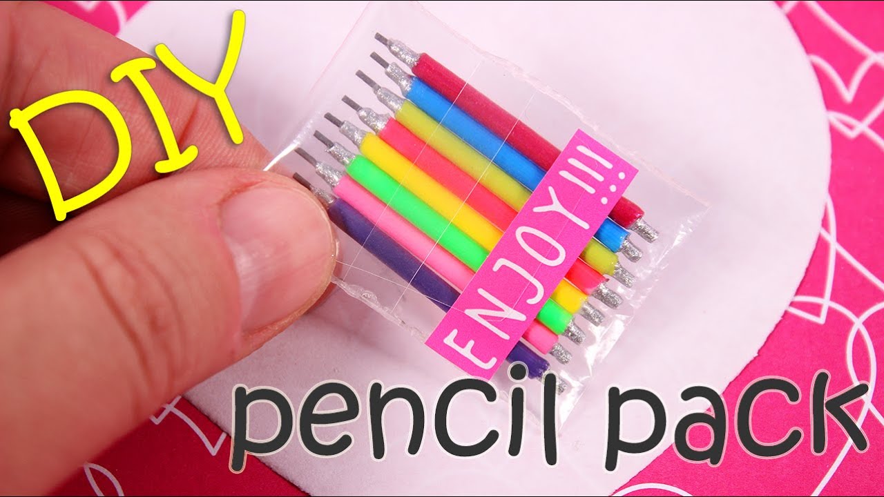 DIY miniature Colored Pencils [really work]