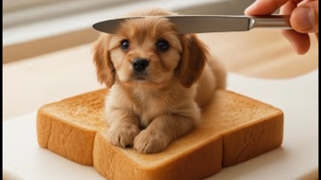 AI ASMR Animal Transformations on Toast | Creamy, Relaxing Morphs