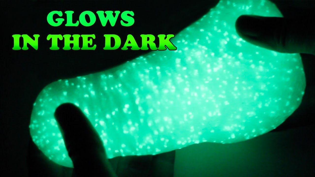 HOW TO MAKE GLOW IN THE DARK SLIME PUTTY DIY