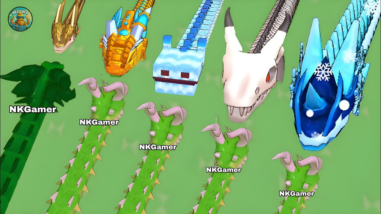 🐍 Snake Clash Ultimate Boss Fight! All Legendary Snakes Battle 🔥😱