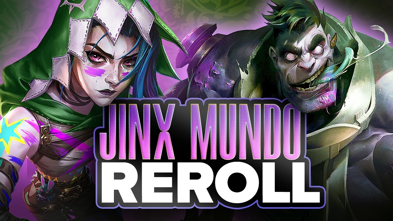 TESTUJE JINX MUNDO REROLL! TFT 16.5