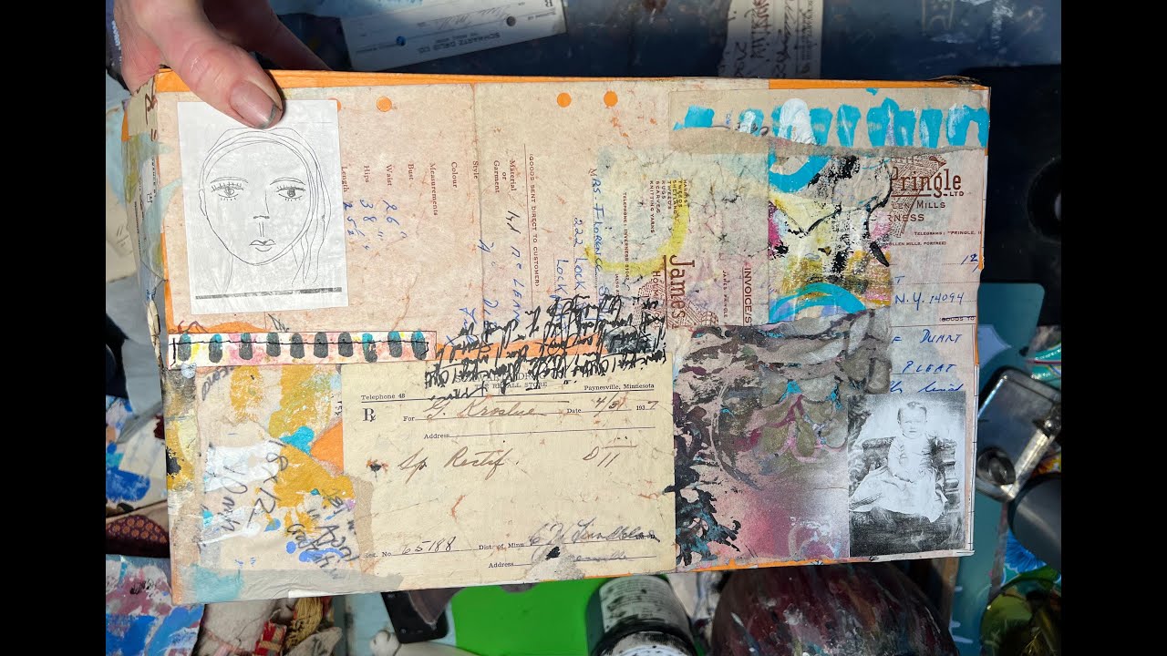 Kecia Deveney's Mixed Media Art Collage Box