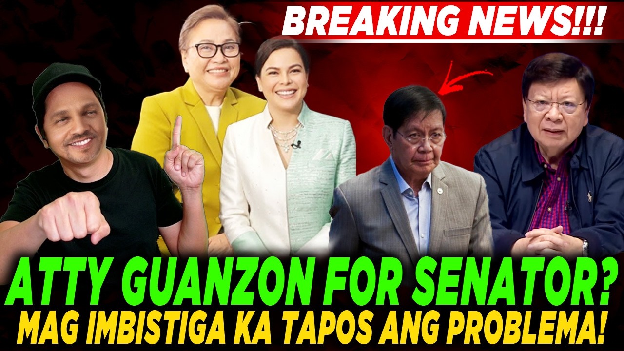 BREAKING! ATTY GUANZON TATAKBO NG PAGKA SENADOR SUSUPORTAHAN MUBA? SEN MARCOLETA MULING SINUPLAK SI
