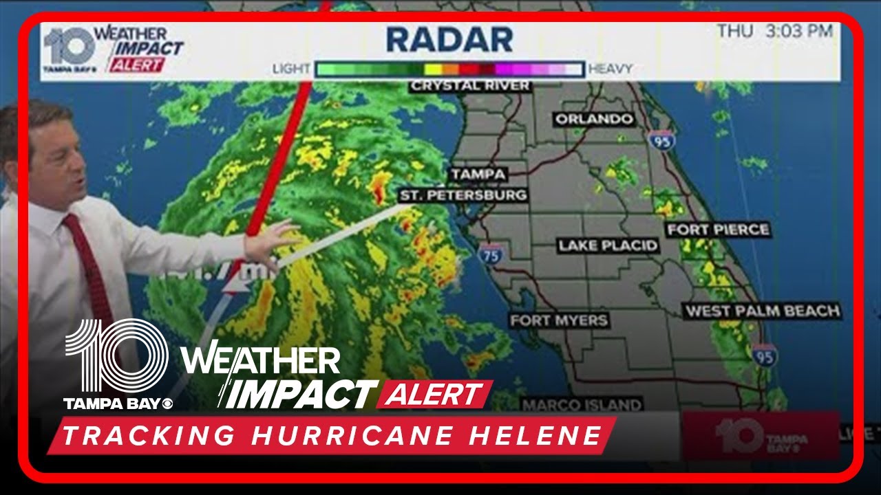 TRACKING HELENE: Hurricane upgraded to Category 3 before landfall | 3 p.m. Thursday