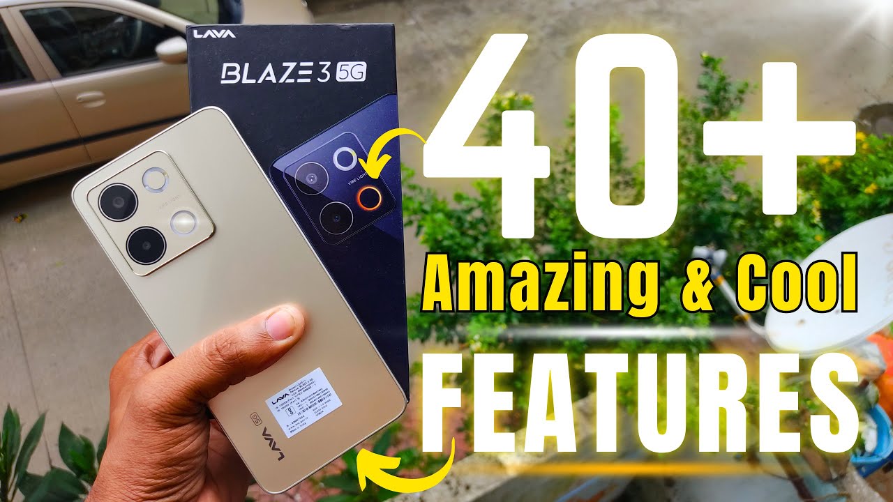 Lava Blaze 3 5G 40+ Amazing & Cool Features! | Tips & Tricks | @TechyWood