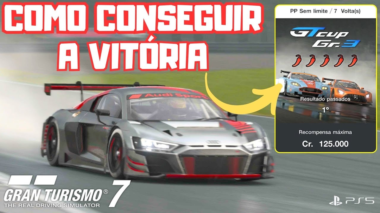 Como vencer a prova GtCup Gr3 em Red Bull Ring na Chuva no Gran Turismo 7 #ps5 #gt7 #racing