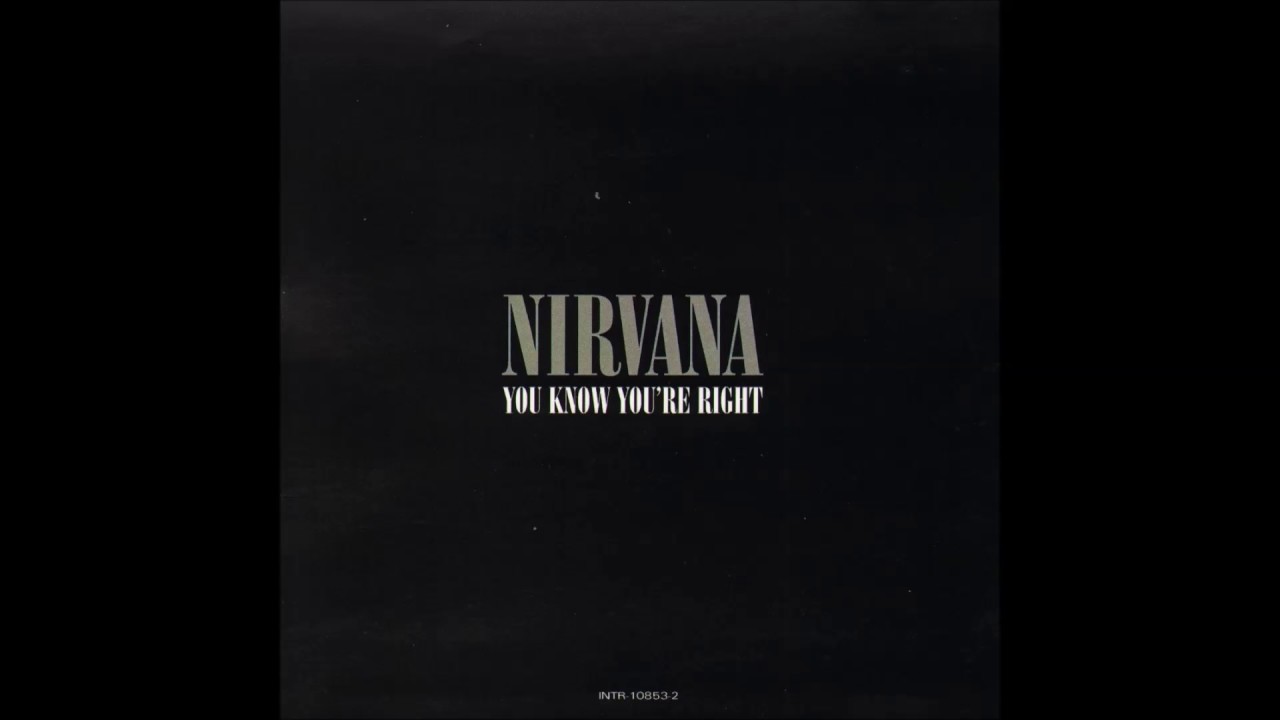 Nirvana - You Know You're Right Vocals Only