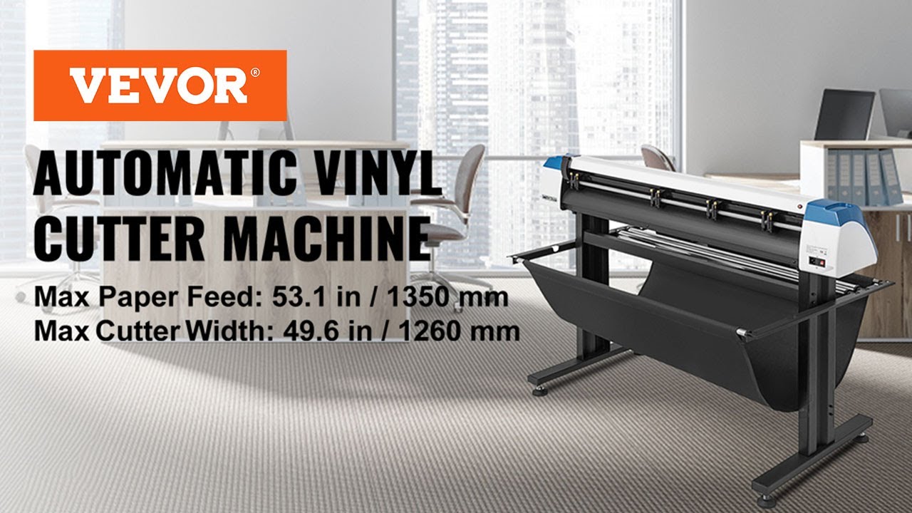 VEVOR Vinyl Cutter 53 Inch, with Floor Stand Signmaster Software