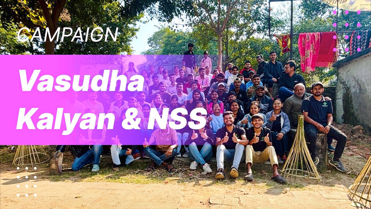 Vasudha Kalyan & NSS clean up drive 