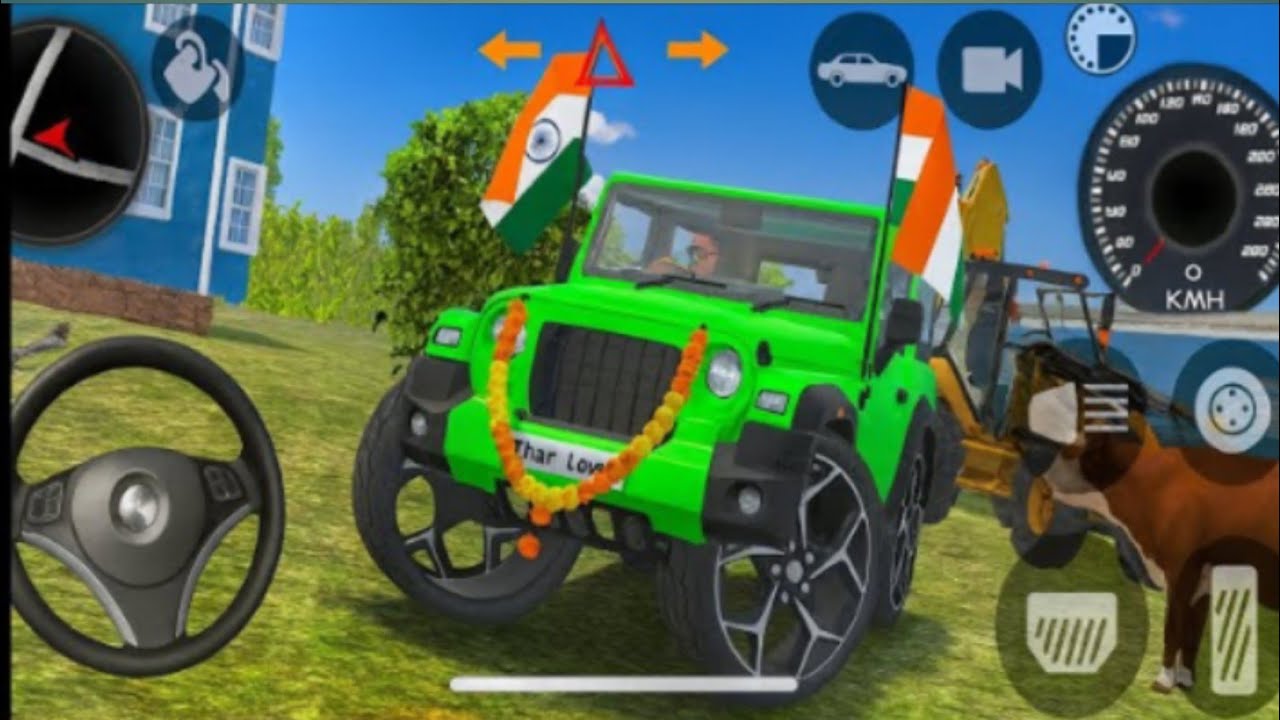 Modified Mahindra Thar Gameplay 2025 | Indian Gadi Wala Car Game Android | New Car Mods #8