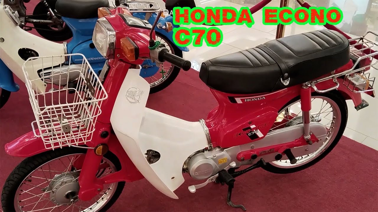 Honda Econo C70 Vintage Motorcycle | Pure Power with All-Stock Spare Parts! 🔥