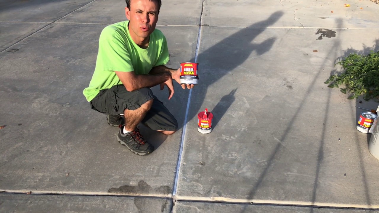 Fill Expansion Joints with Rubber Flexx