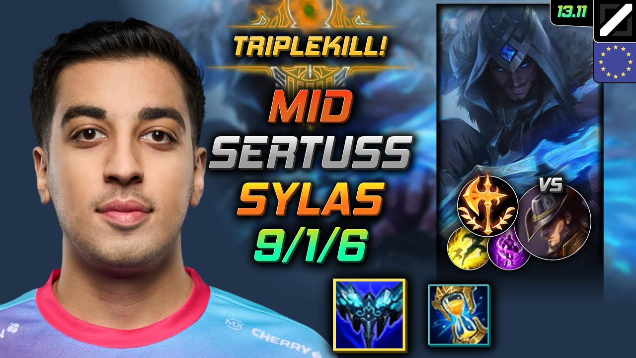 Sylas Mid Build Sertuss Everfrost Conqueror - LOL EUW Challenger Patch 13.11