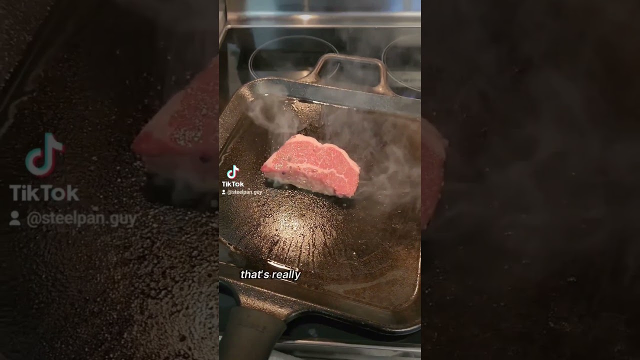 Stainless Steel VS Cast Iron steak crust