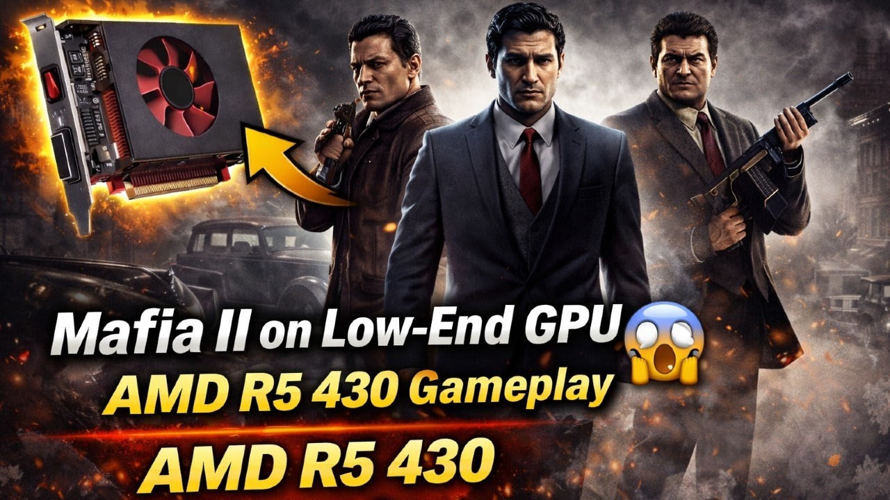 Can AMD R5 430 2GB Run Mafia II? Low-End PC Gameplay Test