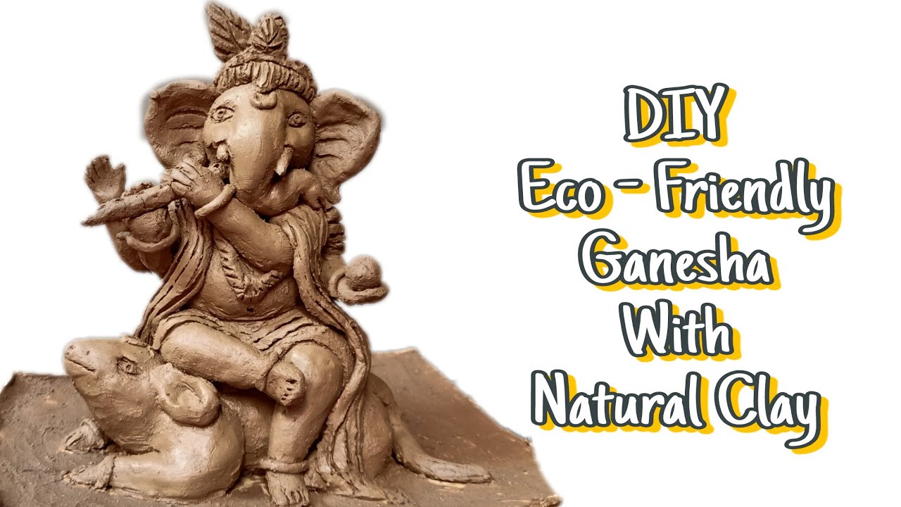 Eco Friendly Ganesha Idol Making #GaneshIdolMaking2024 #NaturalClayGanpati #HowToMakeGaneshIdol #DIY