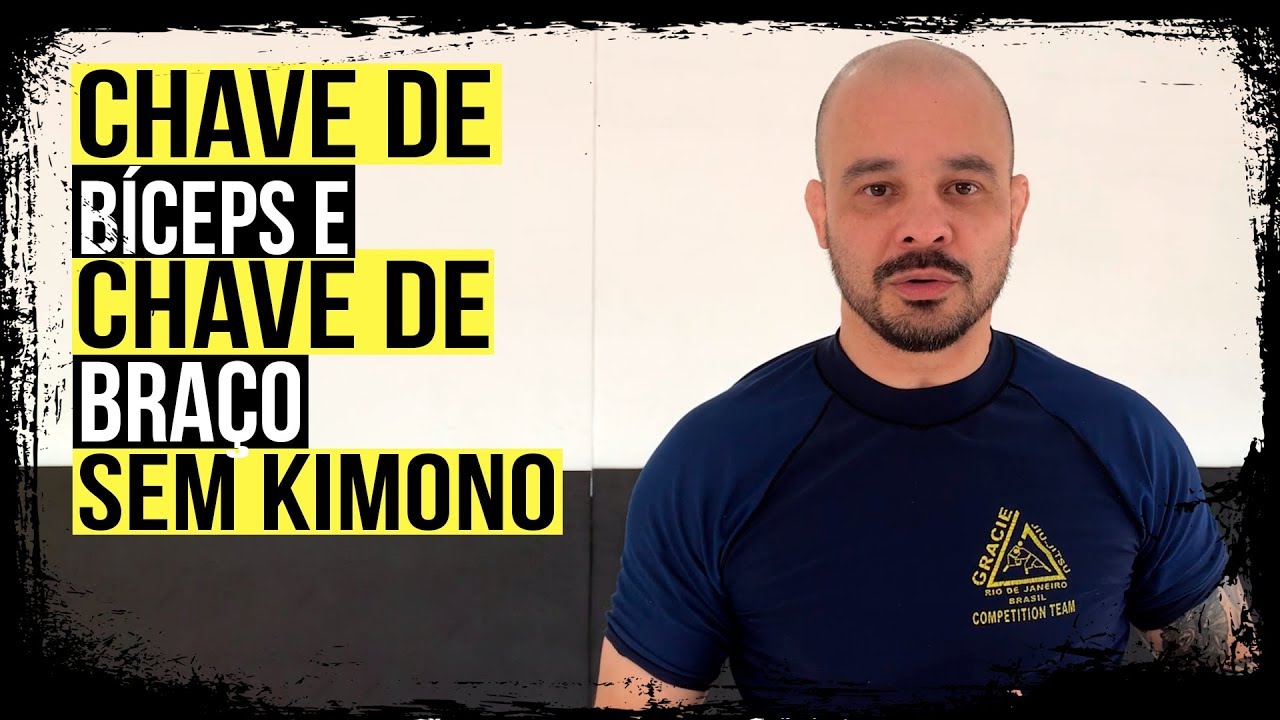 Treinando sem kimono - Chave de bíceps e chave de braço