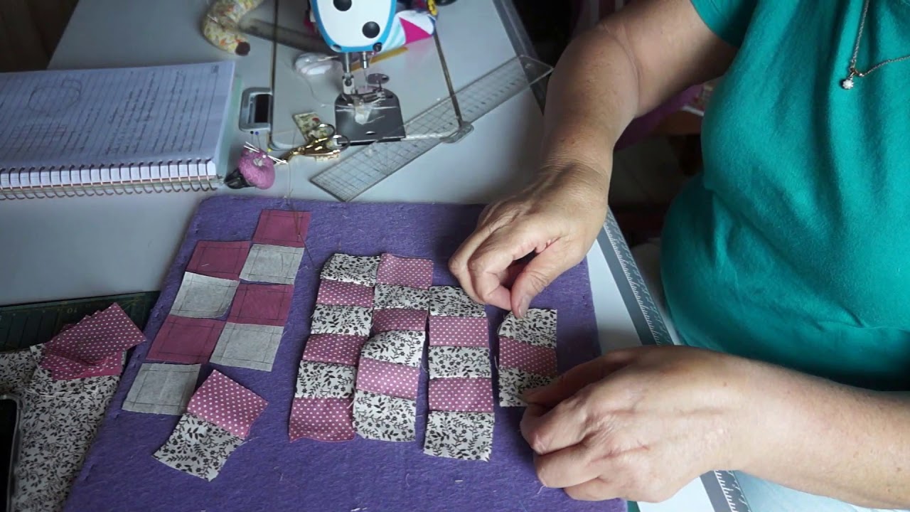 Patchwork &agrave; m&atilde;o emendando com handpiecing