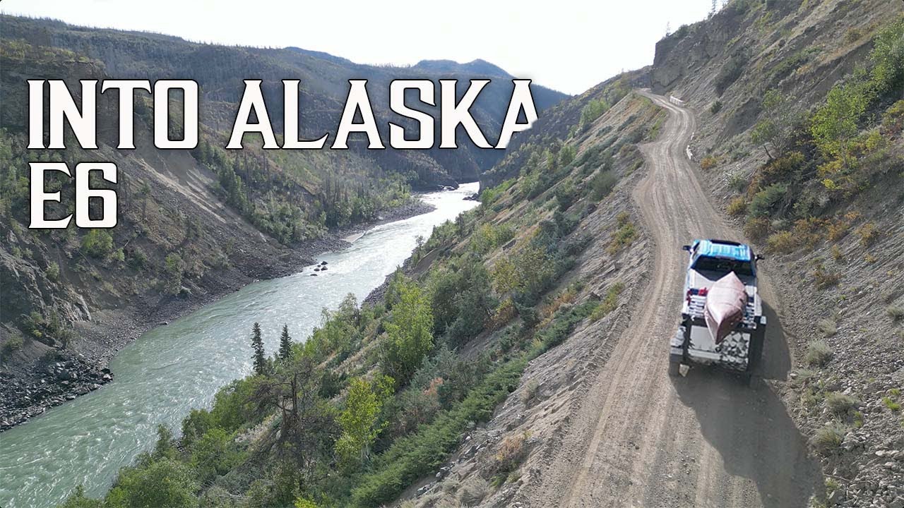 Driving a Scary Mountain Road to B.C.’s Most Remote Community - Into Alaska E6 - Telegraph Creek Rd.