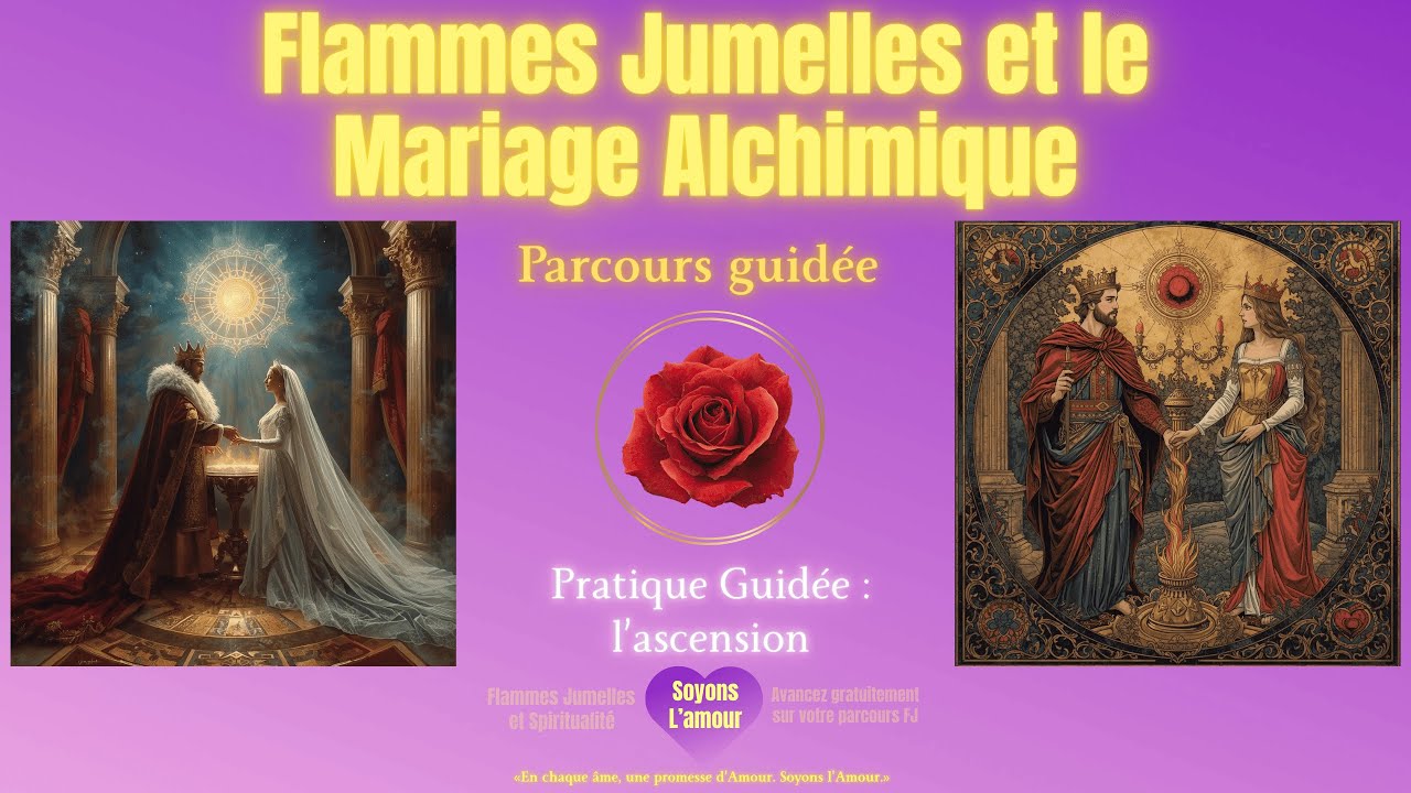 Flammes Jumelles et le mariage alchimique l’ascension