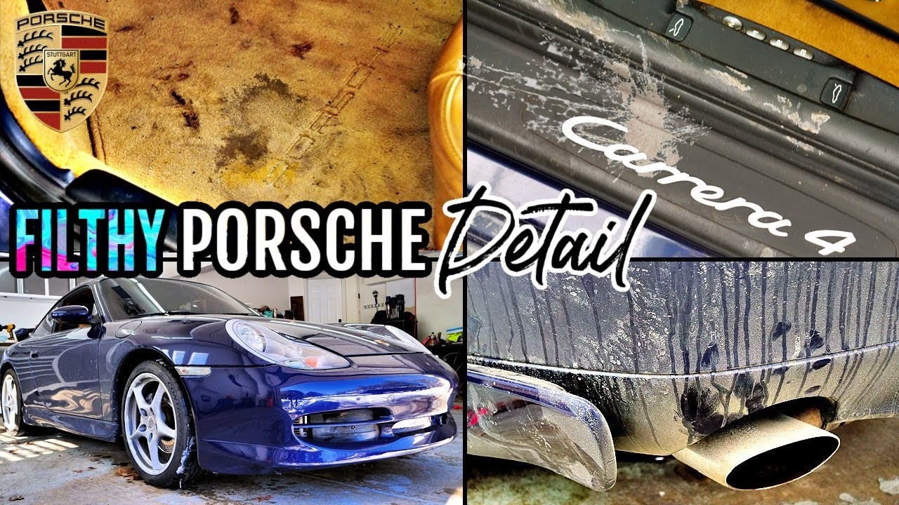 Car Detailing A Filthy Porsche 911 Carrera 4s