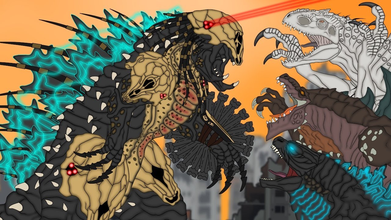 FERAL PREDATORZILLA(PREY)!!! What if Feral Predator transforms into Godzilla???