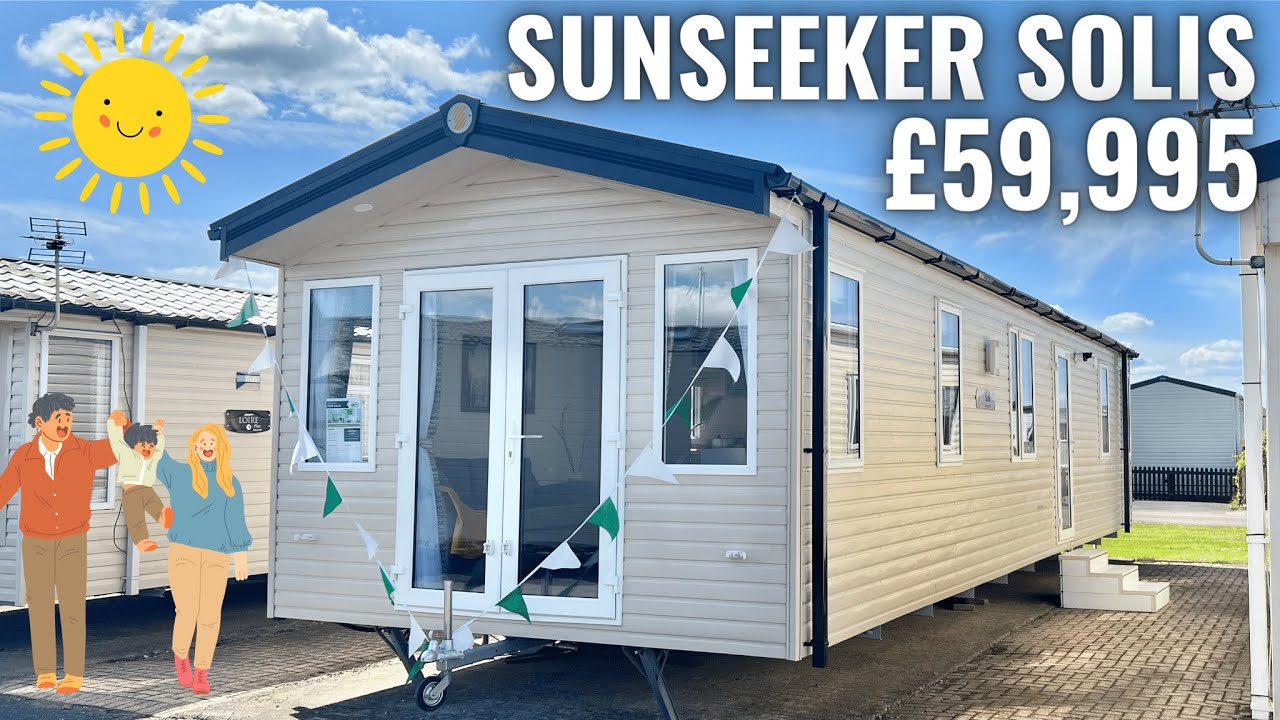 New Static Caravan - 2022 Sunseeker Solis, 38x12, 2 Bed - On Holiday Resort Unity, Holiday Park