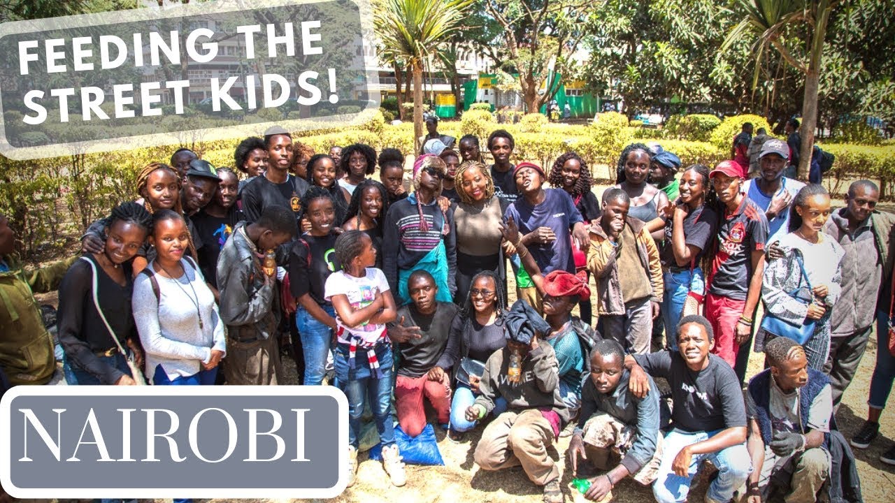 Feeding STREET KIDS in Nairobi, F.t THIS IS ME !