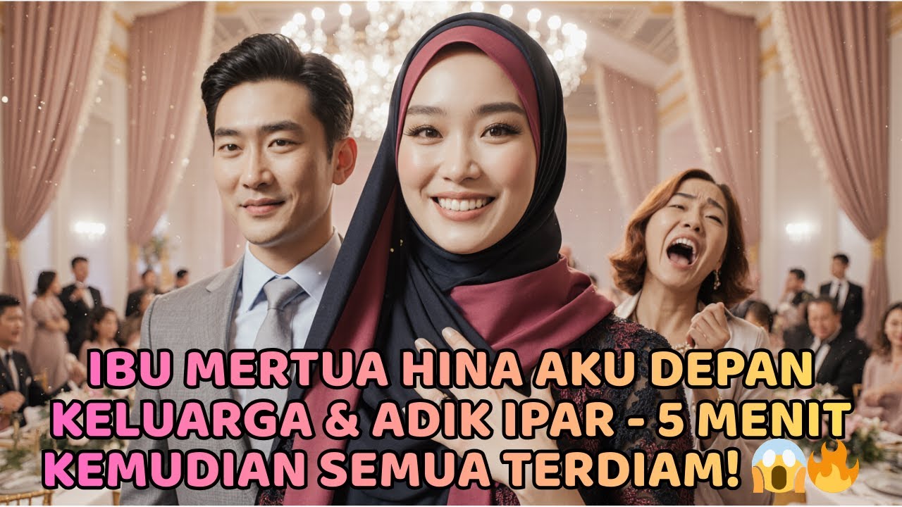 IBU MERTUA HINA AKU DEPAN KELUARGA & ADIK IPAR - 5 MENIT KEMUDIAN SEMUA TERDIAM! 😱