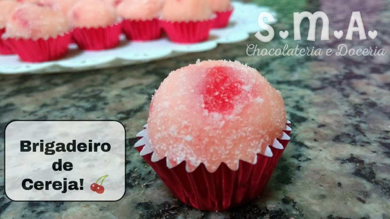 Brigadeiro de cereja 🍒