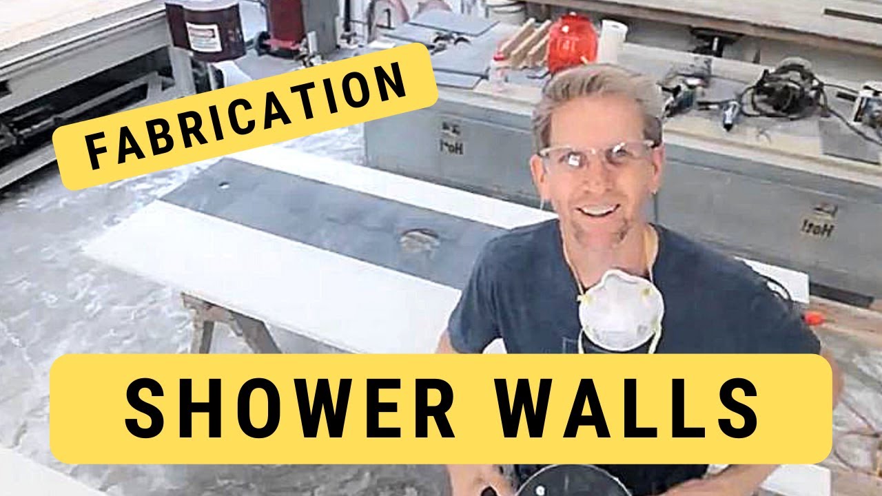 Solid Surface Shower Walls - Panel Fabrication - Part 4