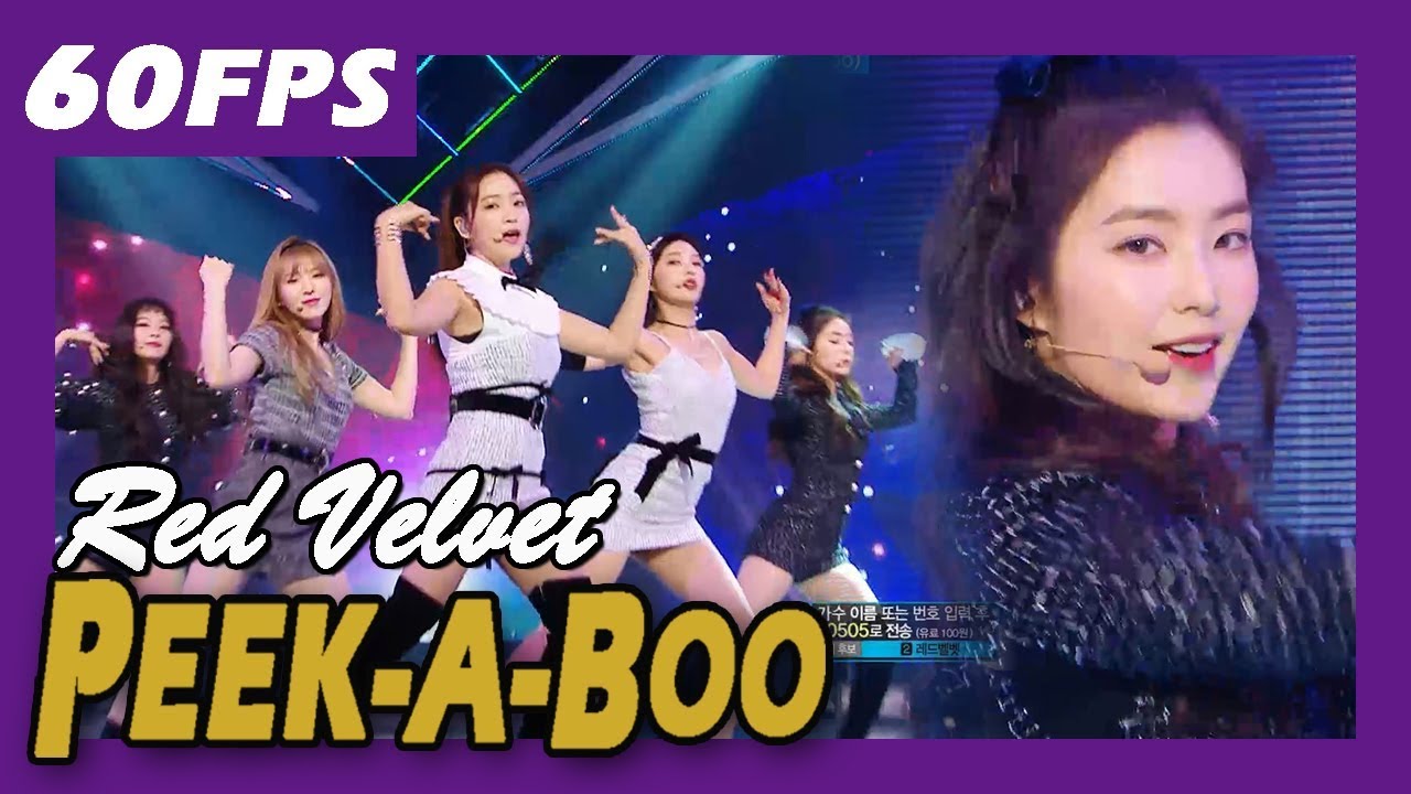 60FPS 1080P | RED VELVET - Peek-A-Boo, 레드벨벳 - 피카부 Show Music Core 20171209