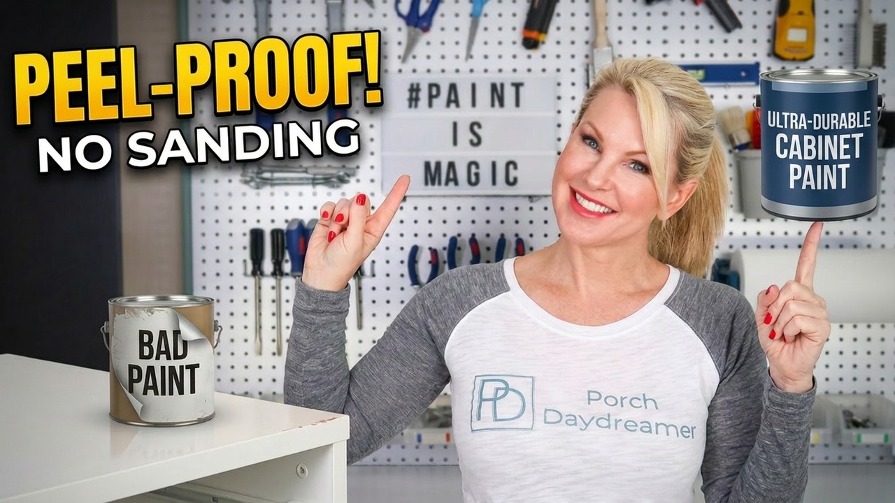 Easiest Way to Paint Laminate IKEA Furniture (so it won't peel)