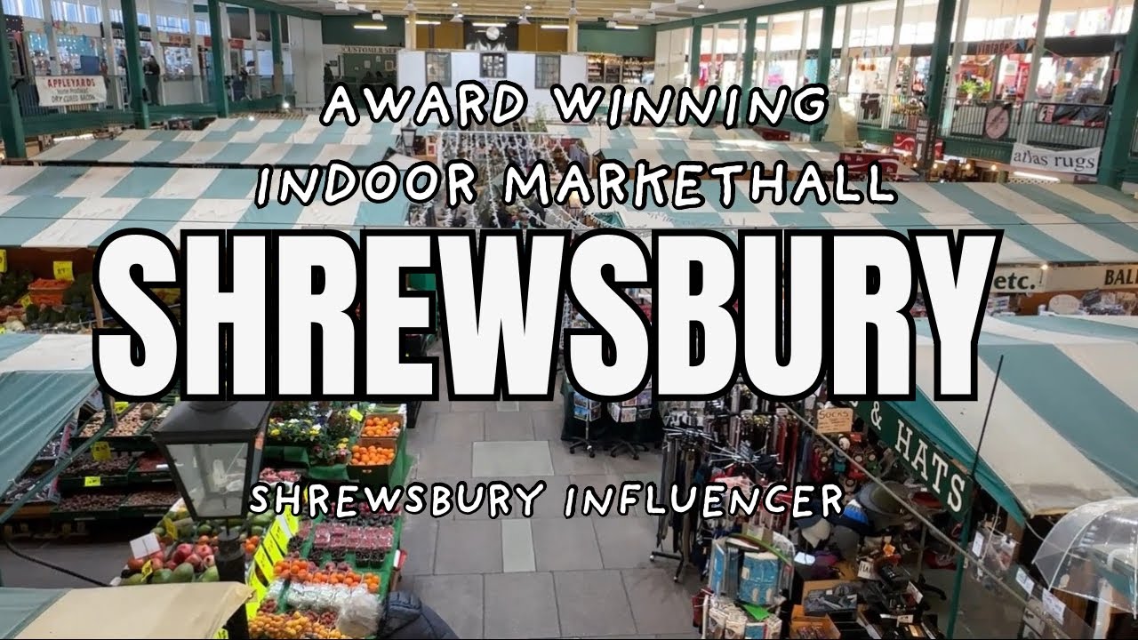 Shrewsbury Indoor Market Hall : Full Of Bars, Restaurants, Coffee Shops, Food, Gifts & Beauty Stalls