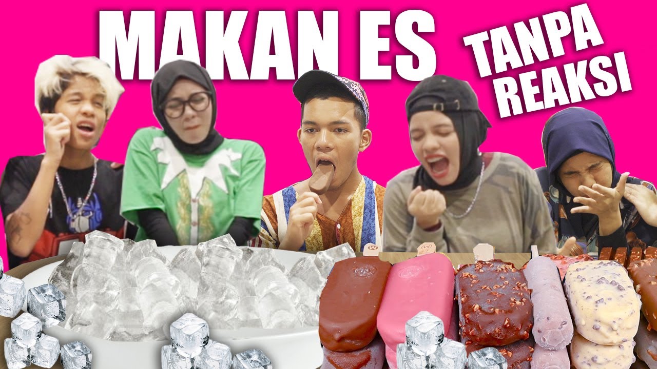 KAPOK!! SIAPA YG BISA MAKAN ES TANPA REAKSI YG MENANG | CHALLENGE