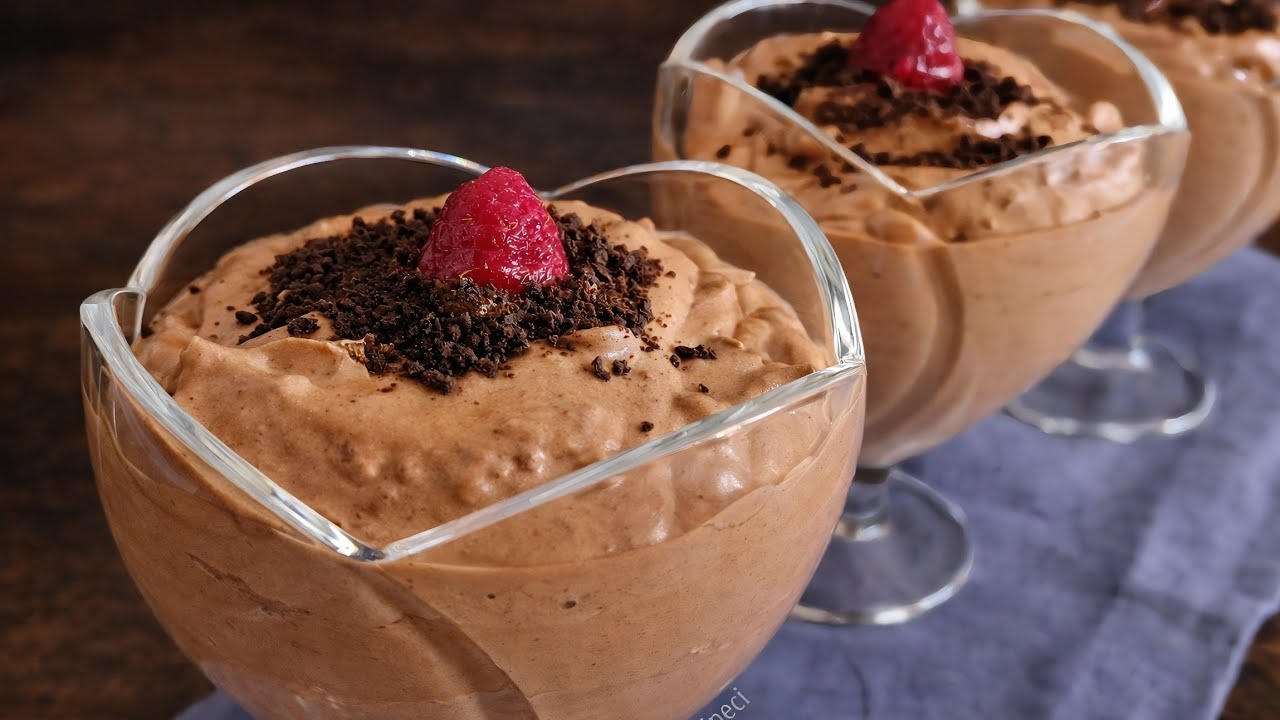 ČOKOLADNA POSLASTICA ZA PAR MINUTA - mousse bez dodatka šećera