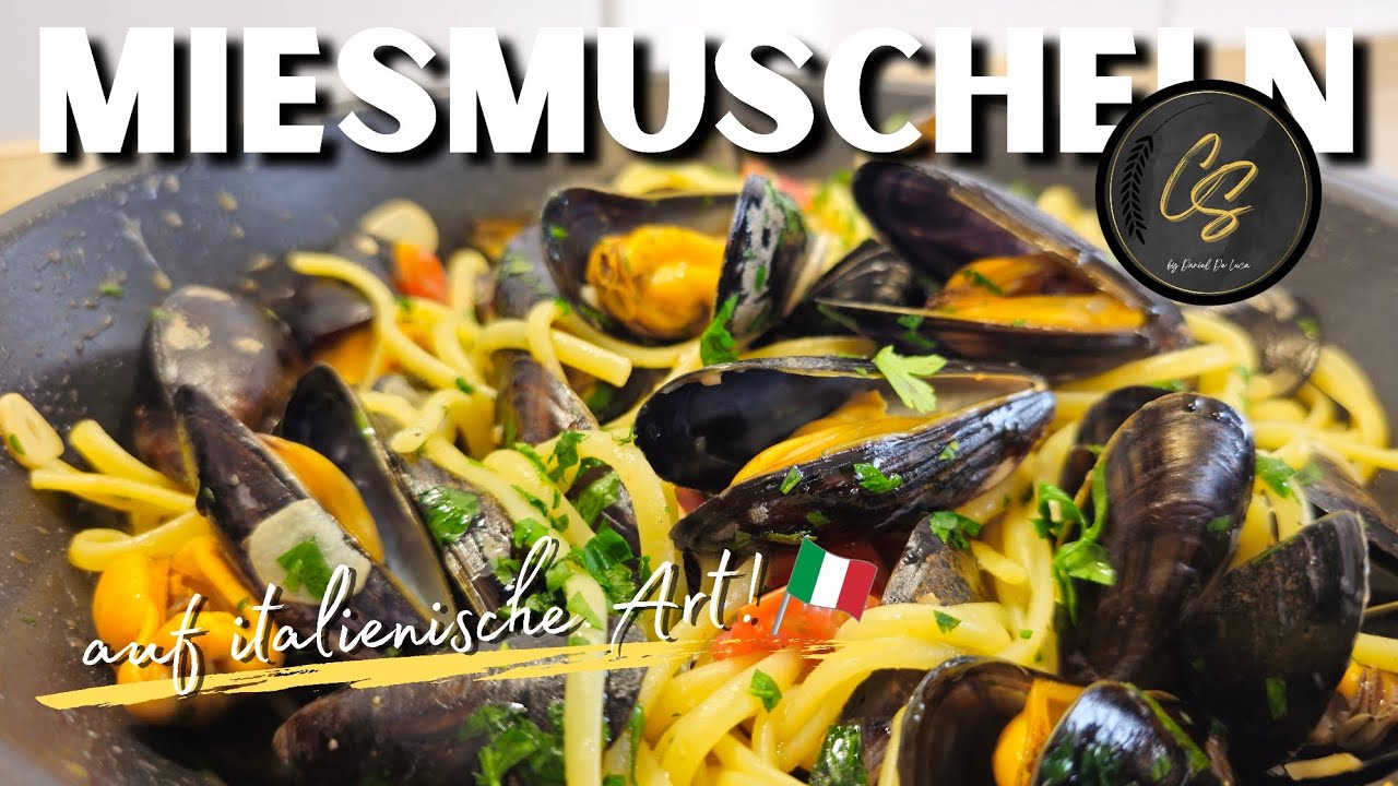 🇮🇹 Miesmuscheln auf italienische Art: So kochst du sie perfekt + Pasta-Rezept! 