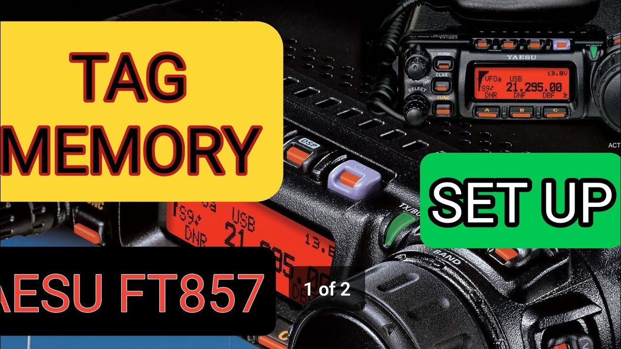 YAESU FT-857D Tag Memory Channel