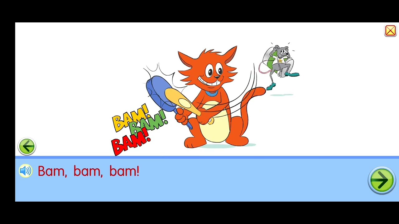 Starfall Learn to Read, short vowel pals, short a (Zac and the cat, & Zac and the hat book)